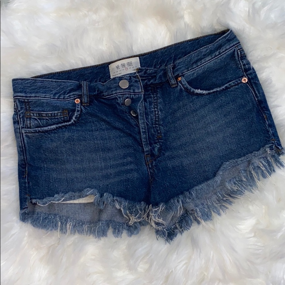 Free People Jean Shorts